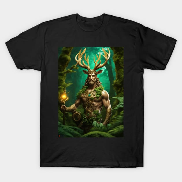 Cernunnos T-Shirt by FineArtworld7